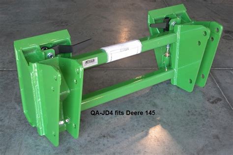 jd 145 loader to skid steer mount|john deere 145 quick attach plates.